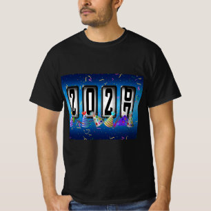 Frohes neues Jahr 2027 Kilometerzähler T-Shirt