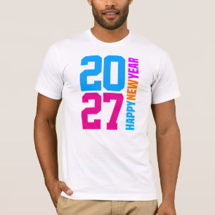 Frohes Neues Jahr 2027 T-Shirt