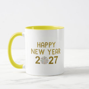 Frohes Neues Jahr 2027 Tasse