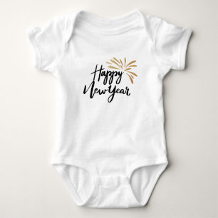 Frohes Neues Jahr Baby Strampler