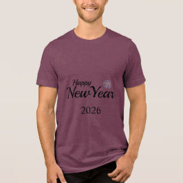 Frohes Neues Jahr Benutzerdefiniertes Geschenk Tri-Blend Shirt