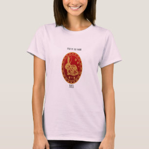 Frohes neues Jahr des Kaninchen-T - Shirt 2023