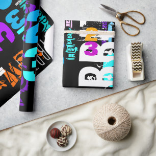 Frohes neues Jahr des Rabbit Wrapping Paper Geschenkpapier