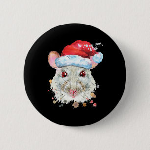 Frohes neues Jahr des Shirts Rattenrat - Pajama Ra Button