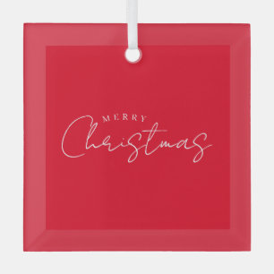 Frohes neues Jahr Frohe Weihnachten Urlaubszeit Ornament Aus Glas