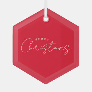 Frohes neues Jahr Frohe Weihnachten Urlaubszeit Ornament Aus Glas