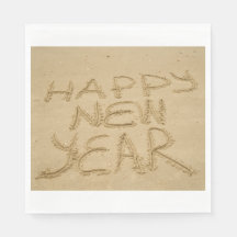 Frohes neues Jahr in Sand