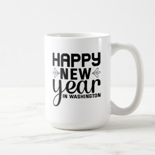 Frohes Neues Jahr in Washington-54688 Kaffeetasse
