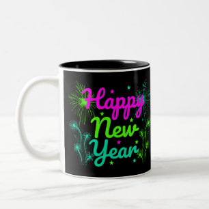 Frohes neues Jahr Kaffeepause Tasse
