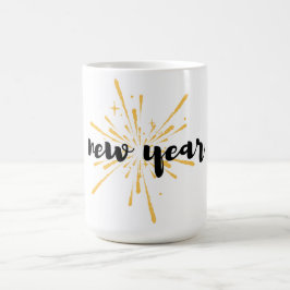 Frohes neues Jahr Kaffeepause Tasse