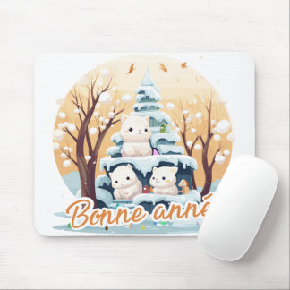 Frohes neues Jahr Mousepad