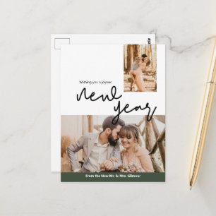 Frohes neues Jahr - Neuauflage von Herrn und Frau  Postkarte