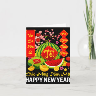 Frohes neues Mondjahr Vietnamesisch Chuc Mung Nam Karte