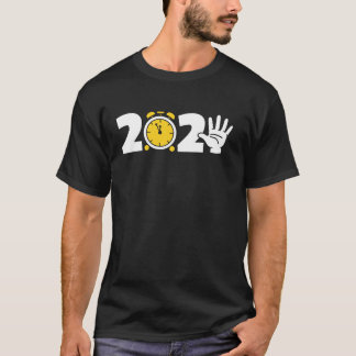 Frohes Neujahr 2025 NYE Neujahrsfamilie Party Cloc T-Shirt