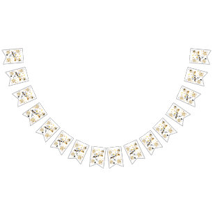 Frohes Neujahrsbanner Wimpelkette