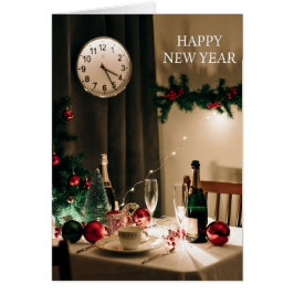 Frohes Neujahrsgrußkarte