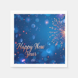 Frohes Neujahrspapier Napkin Serviette