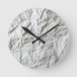 Frohes Papier Runde Wanduhr