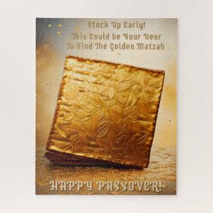 Frohes Pessach! Goldene Matze