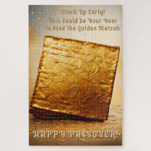 Frohes Pessach! Goldene Matze