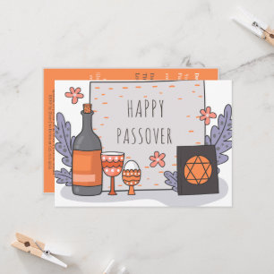 Frohes Pessach  Schöne Seder Pesach-Einladung Einladung