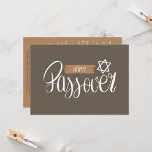 Frohes Pessach   Seder Pesach solide Einladung