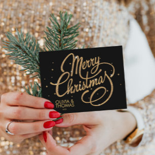 Frohes Schwarzes Gold Weihnachten 2023