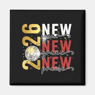 Frohes Silvester 2026 Neujahrsfeier Hallo 2026 Magnet