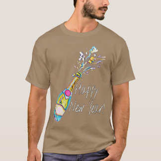 Frohes Silvester für Frauen Damen Herren 2025 N T-Shirt