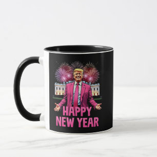 Frohes Silvester Trump Resolution 2025 Tasse