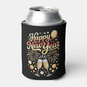 Frohes Silvesterabend Prost Festtagszeit Familie Dosenkühler