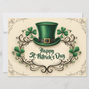 Frohes St. Patrick’s Day Kleeblatt-Design