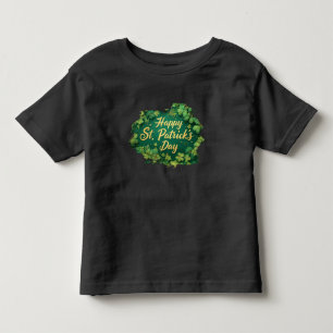 Frohes St. Patrick’s Day Kleeblatt-Design Kleinkind T-shirt
