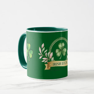 Frohes St. Patrick's Day Good Luck Bierkrug Tasse