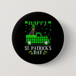 Frohes St Patricks Day Und Shamrock T Shirt_1 Button