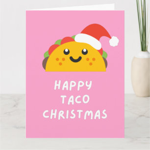 FROHES TACO WEIHNACHTEN KARTE