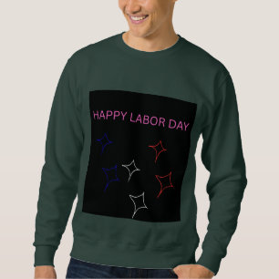 Frohes Tag der Arbeit Patrioten Herren Sweatshirt