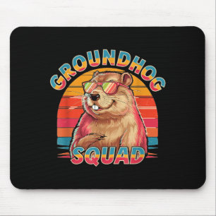 Frohes Tag des Murmeltiers 2025 Lustige Murmeltier Mousepad