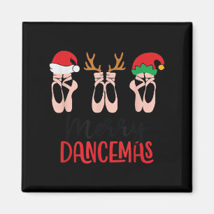 Frohes Tanzweihnachten Ballett Tanzlehrer Weihnach Magnet