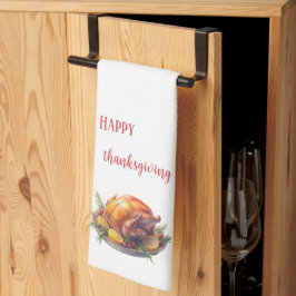 Frohes Thanksgiving, geröstete Truthühner Geschirrtuch