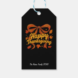 Frohes Thanksgiving-Geschenk Geschenkanhänger