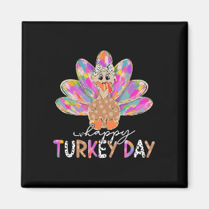 Frohes Truthahn-Tag Süße Truthahn Thanksgiving-Shi Magnet