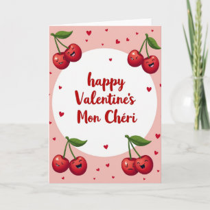 Frohes Valentins Mon Cheri Karte