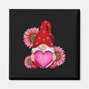 Frohes Valentinstag mit Leopardensonnenblume Magnet