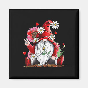 Frohes Valentinstag mit Leopardensonnenblume Magnet
