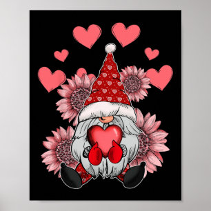 Frohes Valentinstag mit Leopardensonnenblume Poster