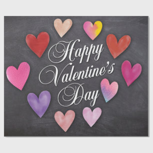 Frohes Valentinstag-Papier Geschenkpapier
