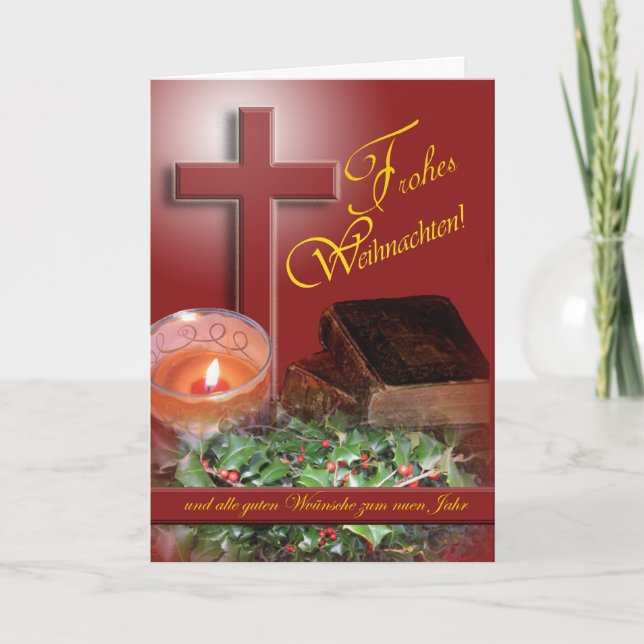 Frohes Weihnachten deutsche frohe Weihnachten (Vorderseite)