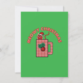 FROHES WEIHNACHTEN Grußkarte Grün