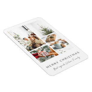 #FroheWeihnachtenWilsonFamilieFlexiblesFotoMagnet Magnet